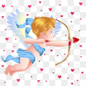 Baby Angel With Arrow, HD Png Download - cupid png