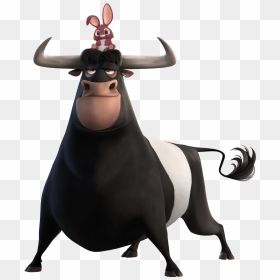 Ferdinand Front View Transparent - Ferdinand Characters Names, HD Png Download - bull png