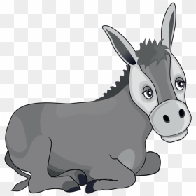 Donkey Christmas Clip Art - Nativity Donkey Clipart, HD Png Download - donkey png