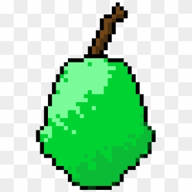 File - Pixel Art - Pear - Pixel Art Minecraft Deadpool, HD Png Download - pear png