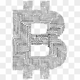 Bitcoin Png Black And White, Transparent Png - bitcoin logo png