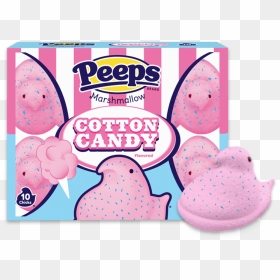 Peeps Marshmallow Cotton Candy, HD Png Download - cotton candy png