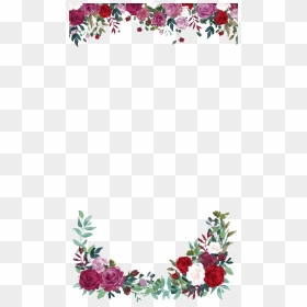 Roses Wedding Snapchat Filter Geofilter Maker On Filterpop - Garden Roses, HD Png Download - snapchat filters png