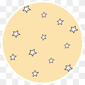 Pastel Star Png - Circle, Transparent Png - gold stars png