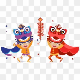 Chinese New Year Dragon Png Photo - Chinese New Year Lion Dance Cartoon, Transparent Png - chinese dragon png