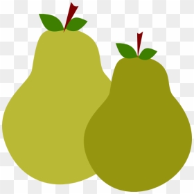 Pears Clipart - 2 Pears Clipart, HD Png Download - pear png