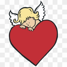 Cupid Hiding Behind Heart Transparent Png Image - Cupid Clip Art, Png Download - cupid png