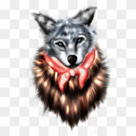 Wolf Head Painting - Wolf Head Wolf Transparent Art, HD Png Download - wolf head png