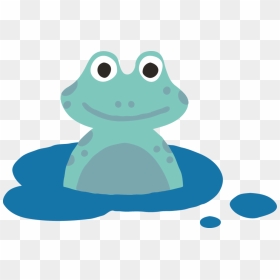 Frog-puddle - Frog Transparent Clipart Puddle, HD Png Download - puddle png