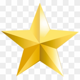 Free Star Png & Free Star Transparent Images - Transparent Background Golden Star, Png Download - gold stars png
