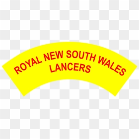 Royal New South Wales Lancers Battledress Flash Second - Circle, HD Png Download - circle border png