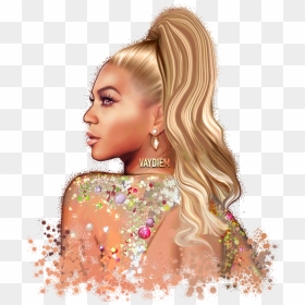 Dog Posts On - Cartoon Easy Beyonce Drawing, HD Png Download - beyonce png