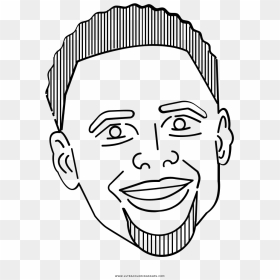 Stephen Curry Basketball Player Coloring Pages Coloring - Easy Drawings Of Stephen Curry, HD Png Download - stephen curry png