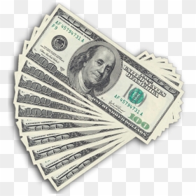 Hundred Dollar Bill Png - Transparent Hundred Dollar Bills Png, Png Download - dollar bill png