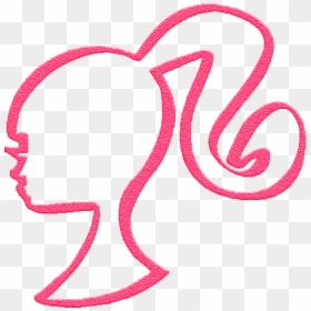 Barbie Clipart Pink Icon Transparent Jpg Freeuse Library - Head Barbie Logo Png, Png Download - head png