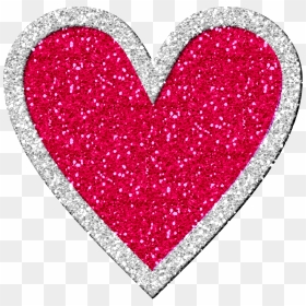 Heart Pixel Clip Art - Love Heart Glitter Png, Transparent Png - pixel heart png