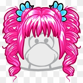 Club Penguin Rewritten Wiki - Golden Locks, HD Png Download - cotton candy png