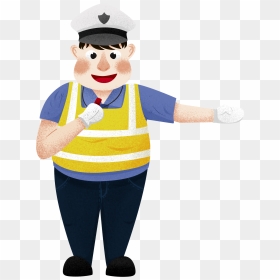 Transparent Police Png - Ve Hinh Giao Thong De Thuong, Png Download - police png