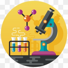 Microscope Clipart Home Science - Microscope Clipart, HD Png Download - beaker png