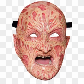 Careta Freddy Krueger Halloween Cotillon Disfraz Fiesta - Freddy Krueger Face Mask, HD Png Download - freddy krueger png