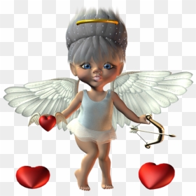 Cute 3d Cupid Png Picture - Valentines Day Cupid Art, Transparent Png - cupid png