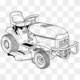 Lawn Tractor, Garden Tractor, Zero-turn & More - Riding Lawn Mower Clip Art, HD Png Download - lawn mower png