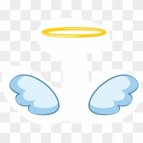 Transparent Heart With Wings Clipart, HD Png Download - angel halo png