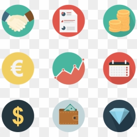 Business Png Icon - Finance Icon Vector Png, Transparent Png - business png