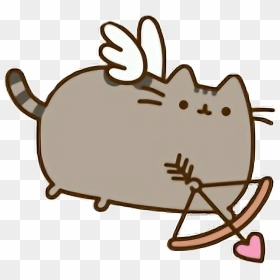Transparent Cupid Png - Happy Valentine's Day Pusheen, Png Download - cupid png