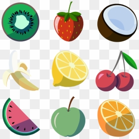 Flat Designed Opengameart Org Corbeillepng Ⓒ - Food 2d Png, Transparent Png - fruits png