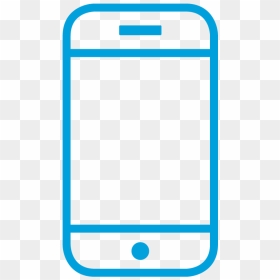 Cell Phone Icon Blue , Png Download - Mobile Phone, Transparent Png - cell phone icon png