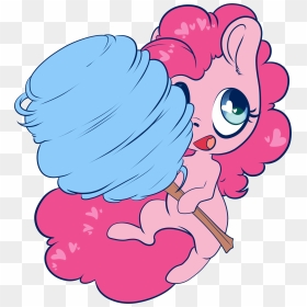 Cutepencilcase, Chibi, Cotton Candy, Cute, Derpibooru, HD Png Download - cotton candy png