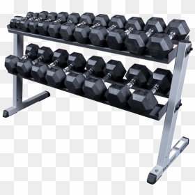 Dumbbell Rack Gdr 60 Body Solid, HD Png Download - dumbbell png