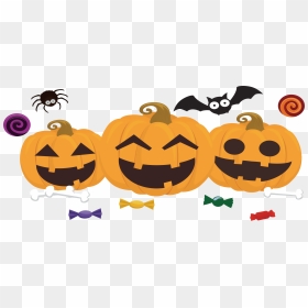 Vector Pumpkins Halloween Candy - Cute Jack O Lantern Vector, HD Png Download - jack o lantern png