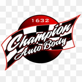 Champion Auto Body - Graphic Design, HD Png Download - glass crack png