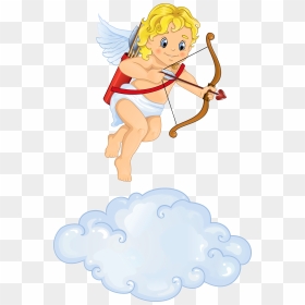 Beautiful Cupid , Png Download - Cupid On A Cloud, Transparent Png - cupid png