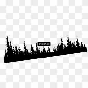 Forest Silhouette , Png Download - Forest Trees Silhouette Png, Transparent Png - forest silhouette png