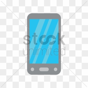 Mobile Phone Icon Vector Image - Mobile Device, HD Png Download - cell phone icon png
