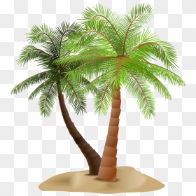 Palms In Sand Transparent Png Clip Art Image - Portable Network Graphics, Png Download - palms png