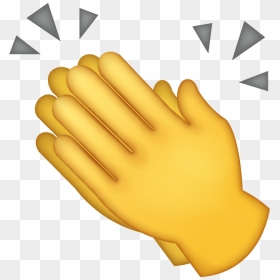 Clapping Emoji [download Iphone Emojis] - Clapping Hands Emoji Png, Transparent Png - hand emoji png