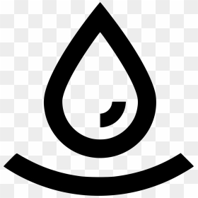 Water Droplet - Emblem, HD Png Download - water droplet png