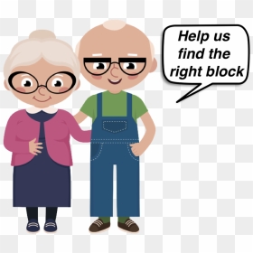 Transparent Old Couple Png - Old Couples Cartoon, Png Download - couple png