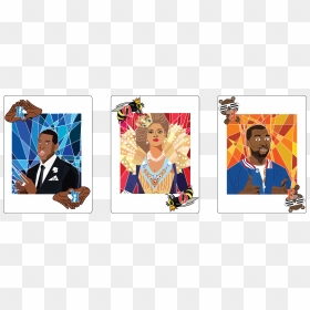 Playing Card Design With Graphic Interpretation Of - Illustration, HD Png Download - beyonce png