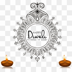 Happy Diwali Graphic Design, HD Png Download - diwali png images