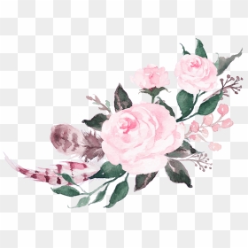 Watercolor Pink Flowers , Png Download - Watercolour Flowers Free Png, Transparent Png - pink flowers png
