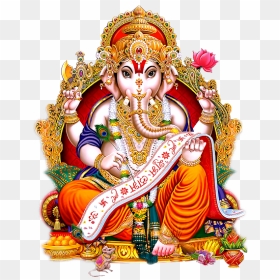 Ganesha Writing, HD Png Download - lord vinayaka png
