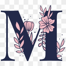 Transparent Flower Graphic Png - M Letter Png, Png Download - m png
