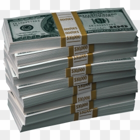Transparent Money Stacks Clipart - Пачки Денег Png, Png Download - stack of money png