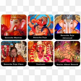 Ganesh 6 Block, HD Png Download - lord vinayaka png