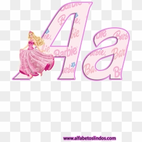 Barbie Alphabet Png - Printable Pink Princess Letter, Transparent Png - barbie png